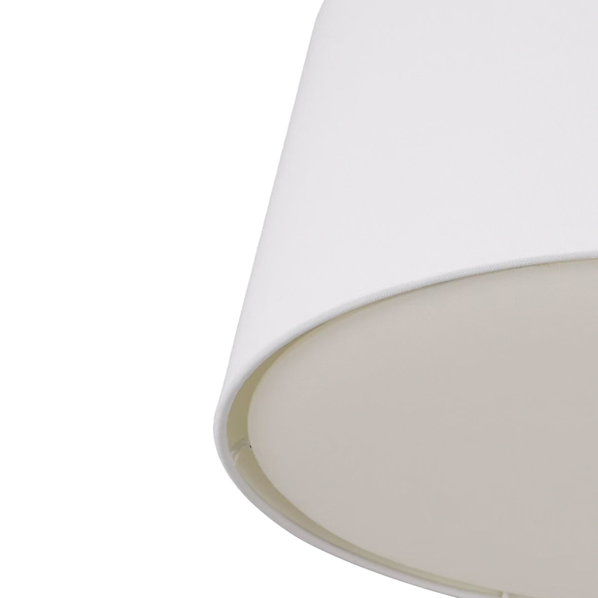 Barton Small Flush Mount 12", Aged Brass and White Linen