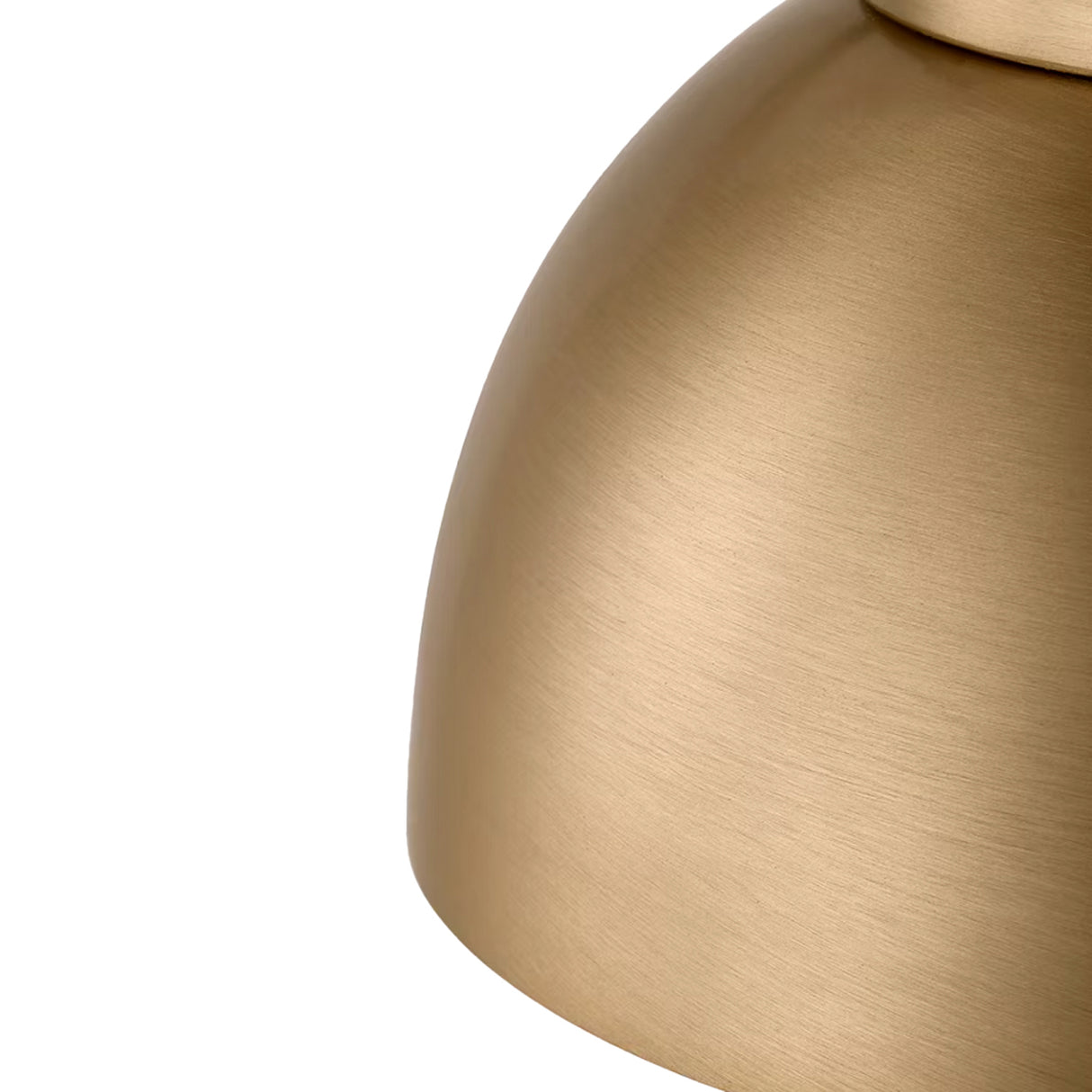 Morrison Small Flush Mount 8", Satin Brass and Opal Glass