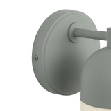 Filomena Wall Sconce 13", Soft Sage and Opal Glass