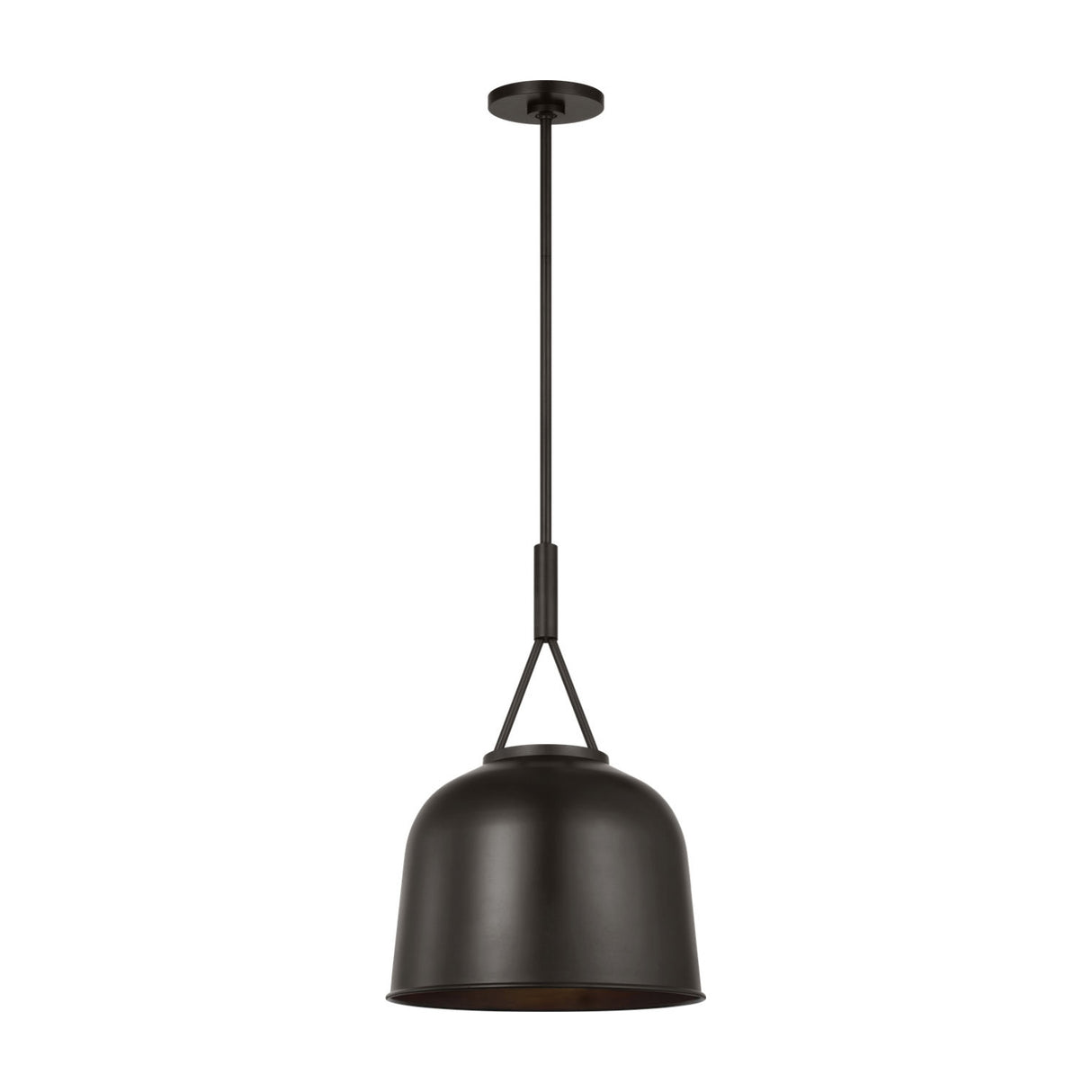 Stratford Small Pendant 12", Aged Iron
