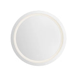 Clement Round LED Mirror 32" x 32", Silver