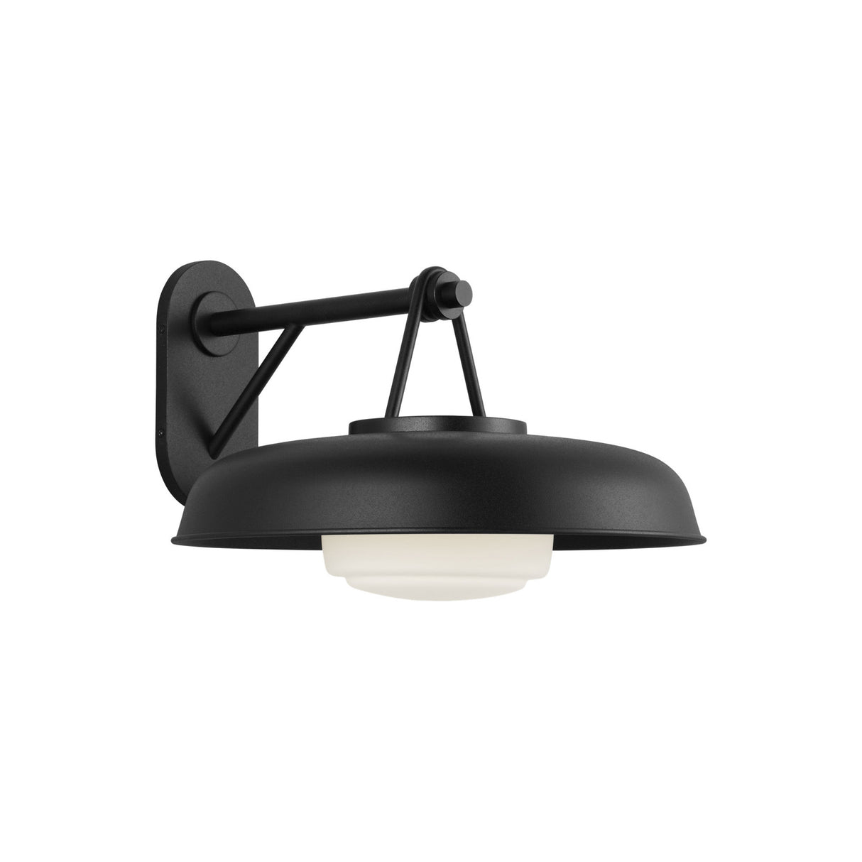 Stratford Outdoor Wall Sconce, Medium, Textured Black