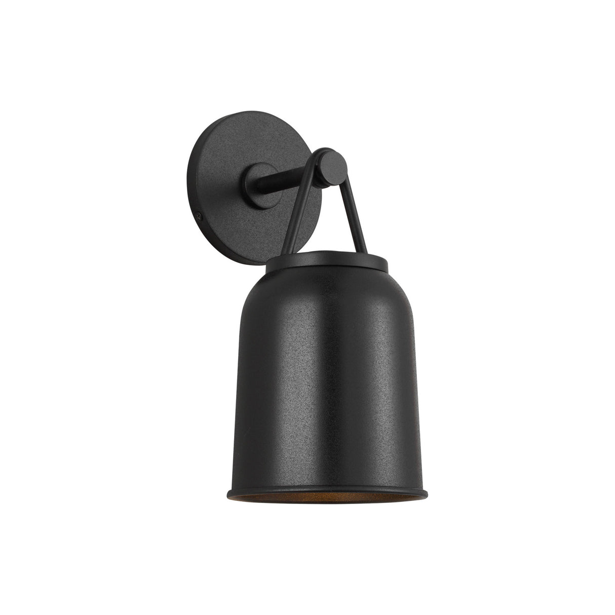 Stratford Outdoor Wall Sconce, Small, Textured Black