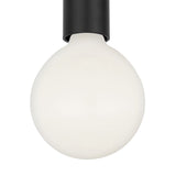 Filomena Small Flush Mount 5", Matte Black