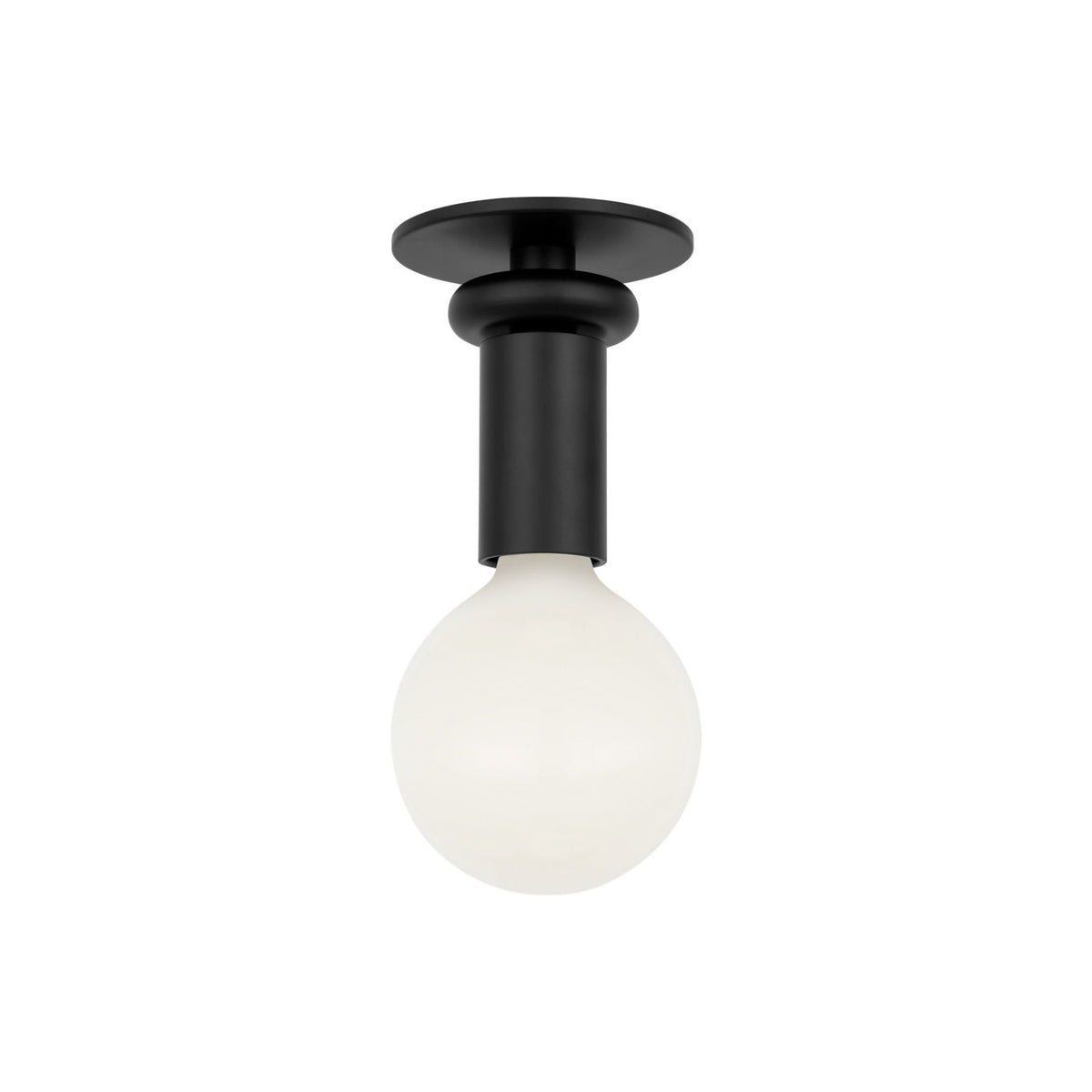 Filomena Small Flush Mount 5", Matte Black