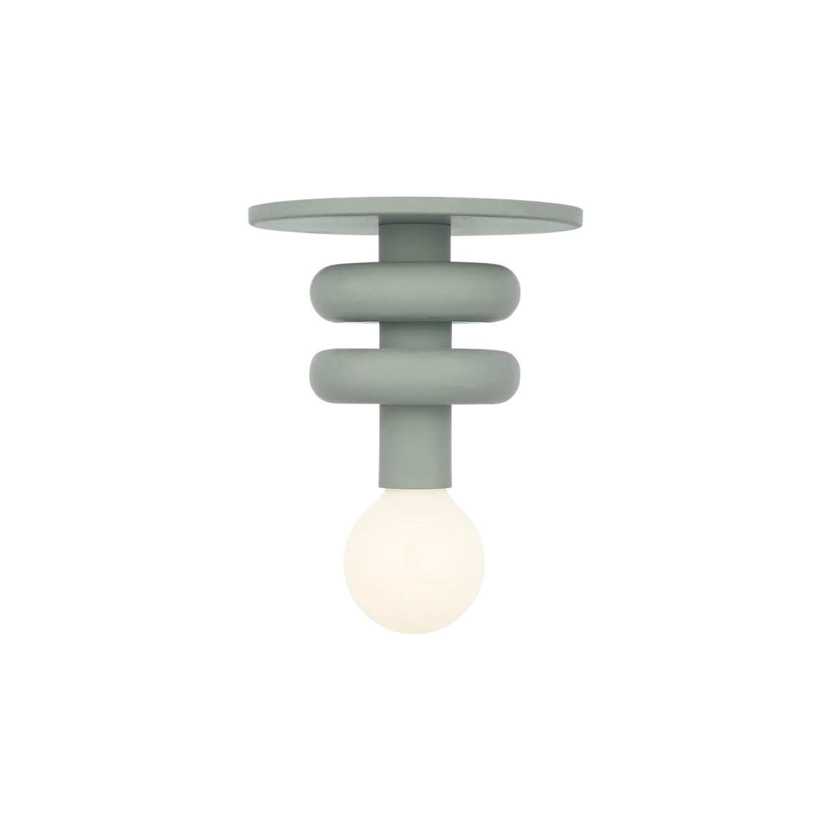 Filomena Extra Small Flush Mount 5", Soft Sage