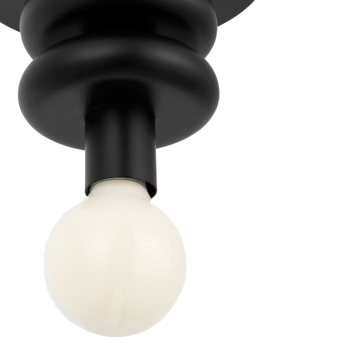 Filomena Extra Small Flush Mount 5", Matte Black