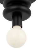 Filomena Extra Small Flush Mount 5", Matte Black
