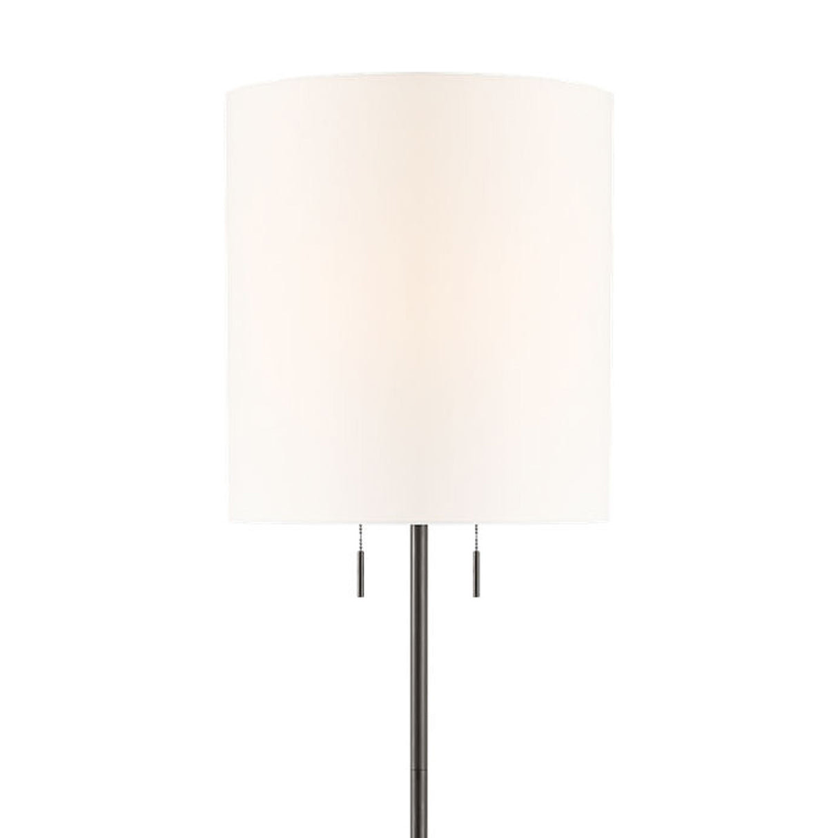 Stroud Floor Lamp 62", Aged Iron and Terracotta