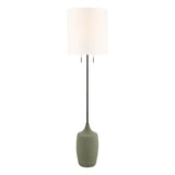 Stroud Floor Lamp 62", Aged Iron and Thyme