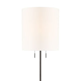 Stroud Floor Lamp 62", Aged Iron and Thyme