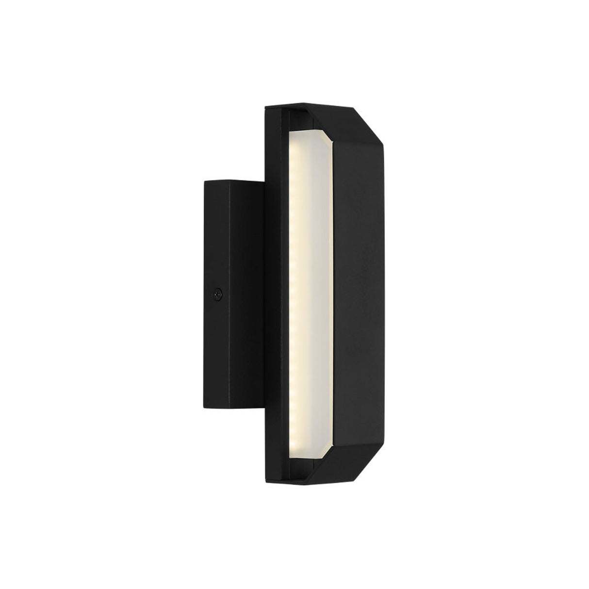 Godfrey LED Outdoor Wall Light, Small 10", Textured Black
