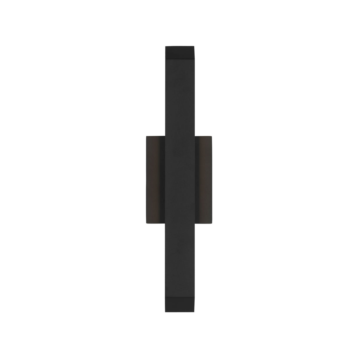 Godfrey LED Outdoor Wall Light, Medium 18", Textured Black