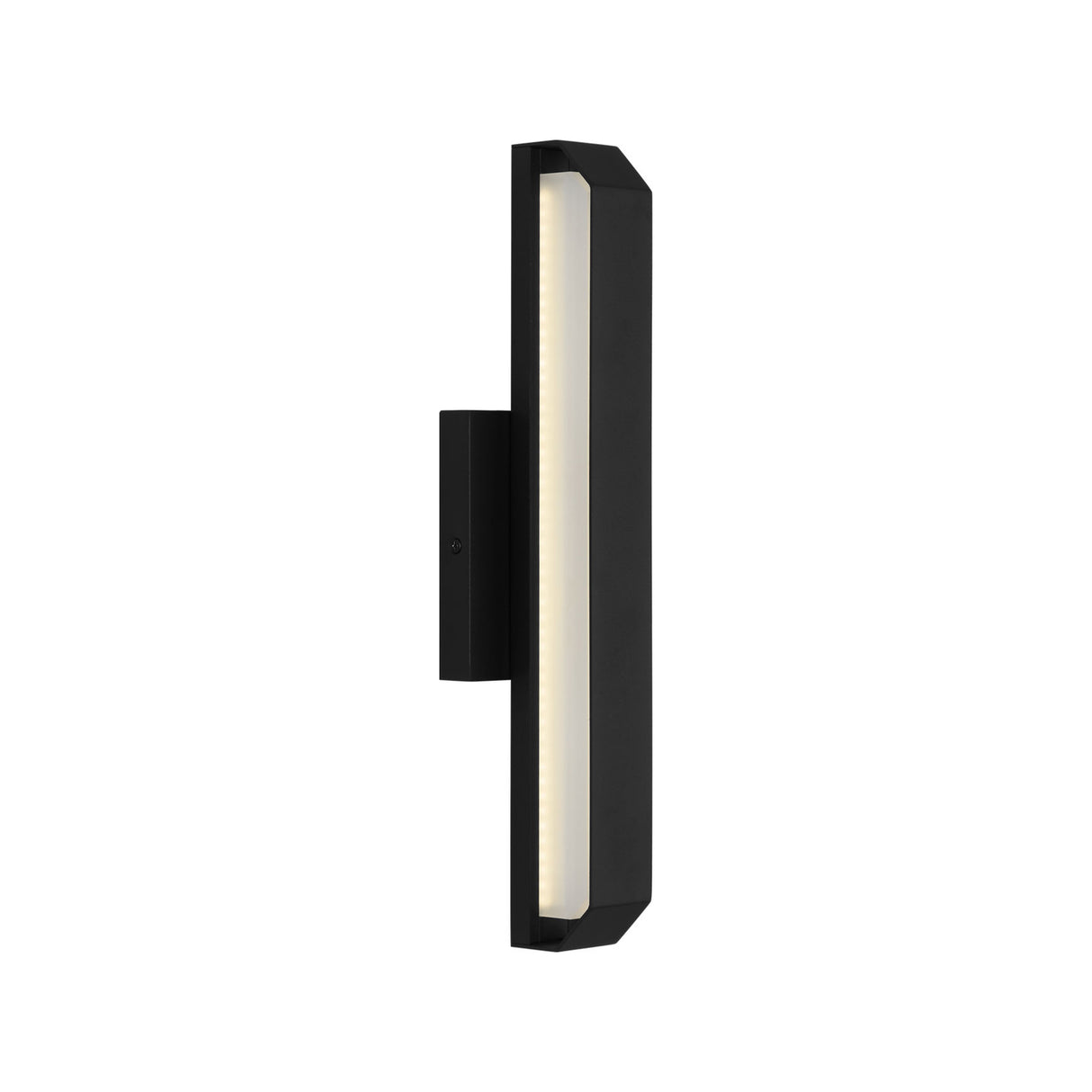 Godfrey LED Outdoor Wall Light, Medium 18", Textured Black