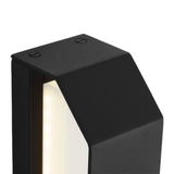 Godfrey LED Outdoor Wall Light, Medium 18", Textured Black