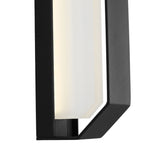 Godfrey LED Outdoor Wall Light, Medium 18", Textured Black