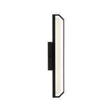Godfrey LED Outdoor Wall Light, Medium 18", Textured Black