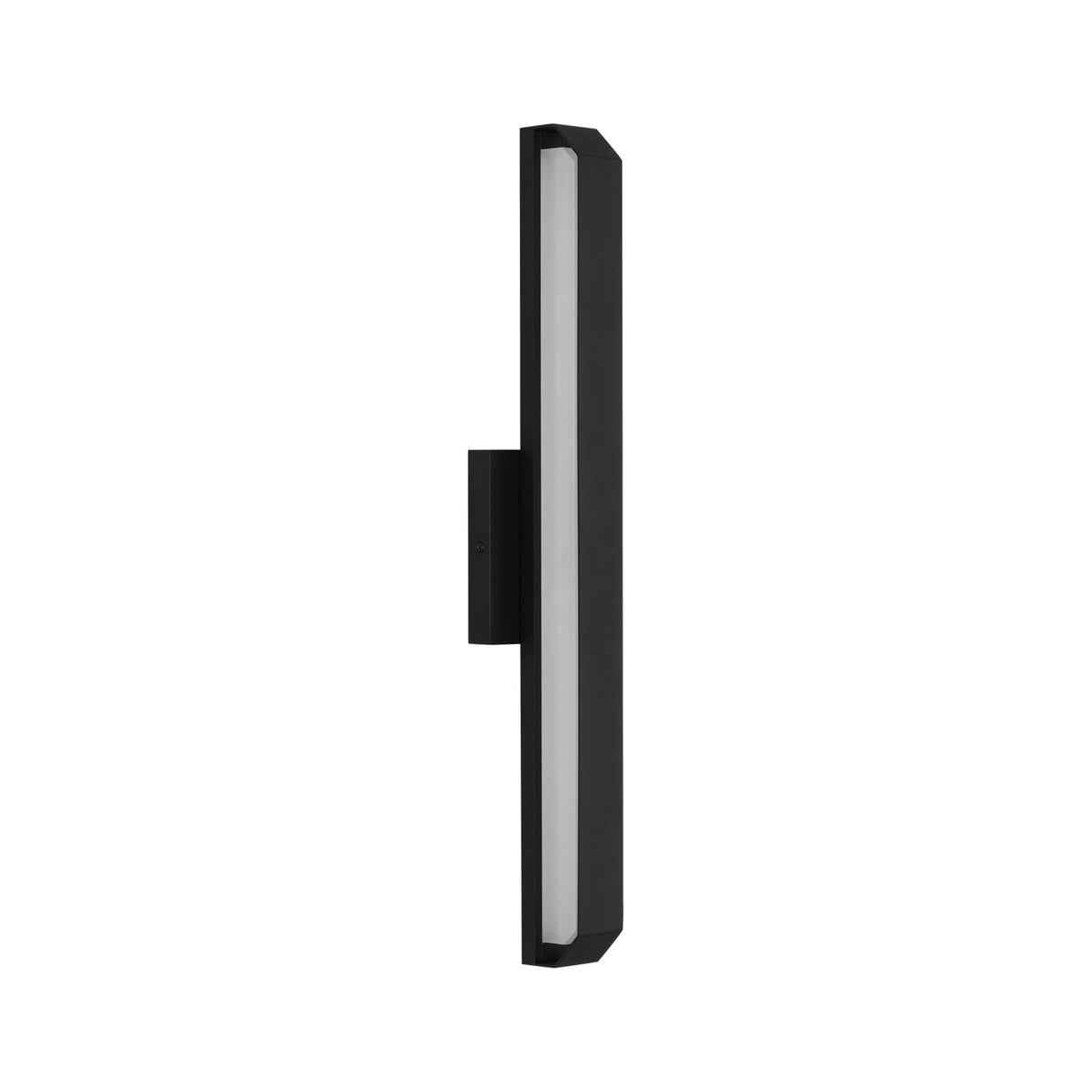 Godfrey LED Outdoor Wall Light, Large 26", Textured Black