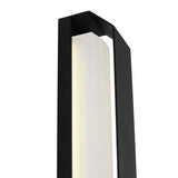 Godfrey LED Outdoor Wall Light, Large 26", Textured Black