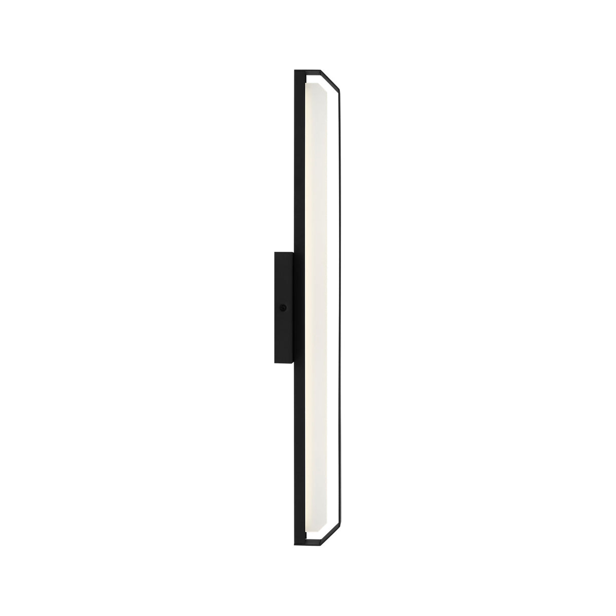 Godfrey LED Outdoor Wall Light, Large 26", Textured Black