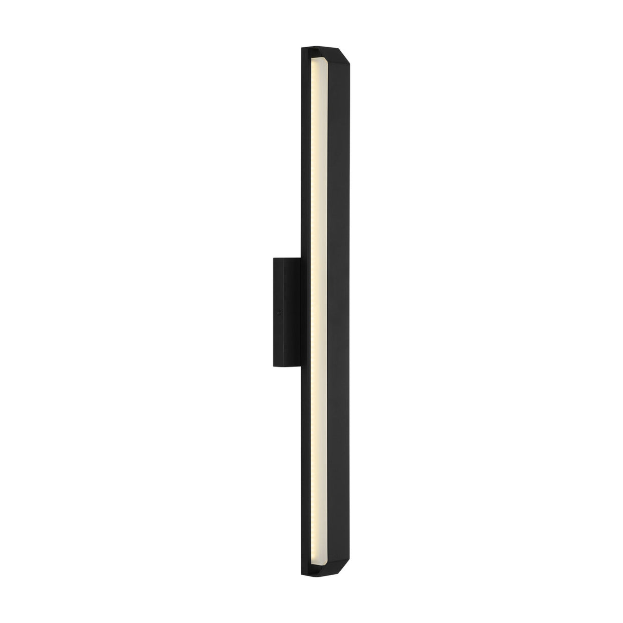 Godfrey LED Outdoor Wall Light, Extra Large 34", Textured Black