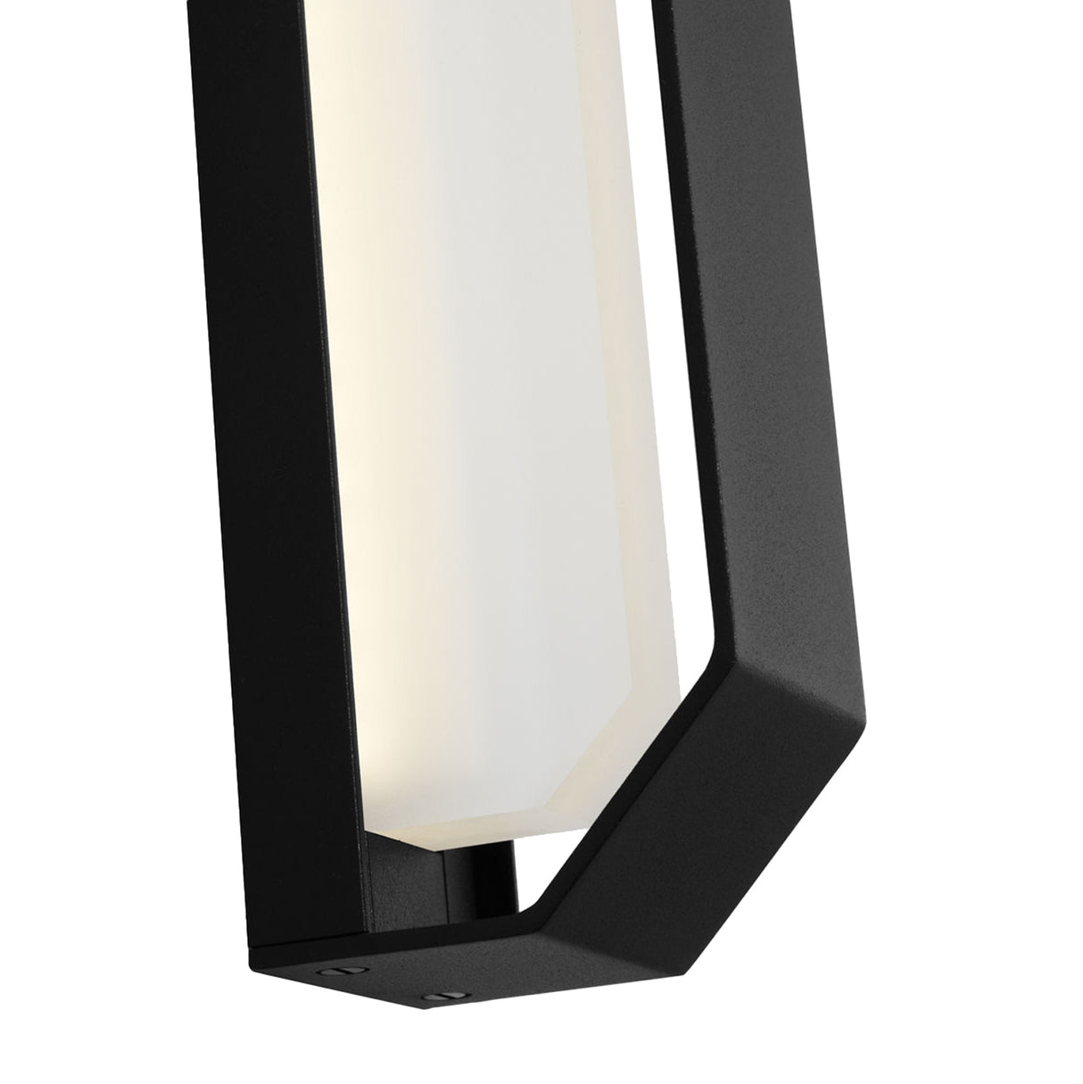 Godfrey LED Outdoor Wall Light, Extra Large 34", Textured Black