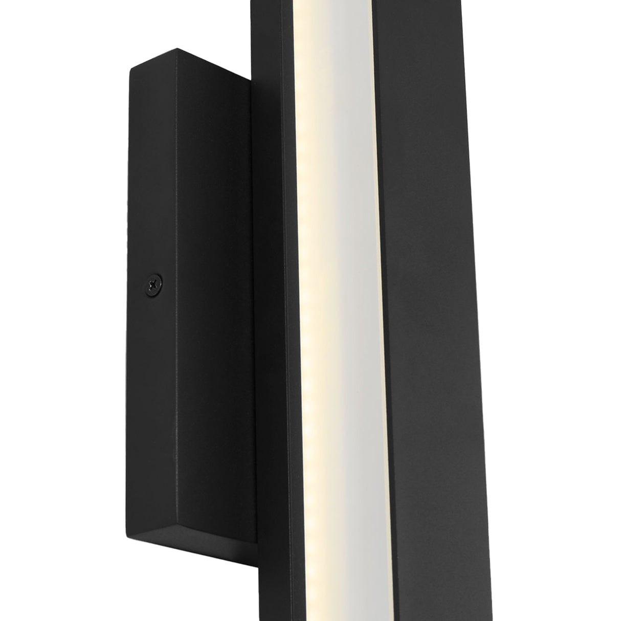 Godfrey LED Outdoor Wall Light, Extra Large 34", Textured Black