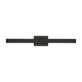 Godfrey LED Outdoor Wall Light, Extra Large 34", Textured Black