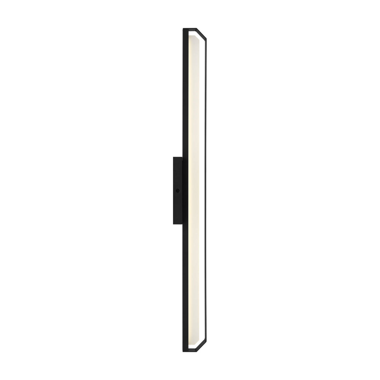 Godfrey LED Outdoor Wall Light, Extra Large 34", Textured Black