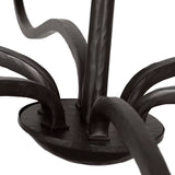 Davina 6 Light Chandelier 48", Aged Iron