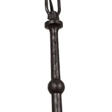 Davina 5 Light Chandelier 36", Aged Iron