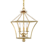 Alice Lantern Pendant 11", Antique Gold