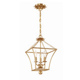 Alice Lantern Pendant 11", Antique Gold