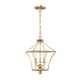 Alice Lantern Pendant 11", Antique Gold