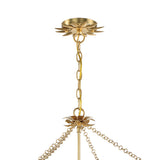 Alice Lantern Pendant 16", Antique Gold