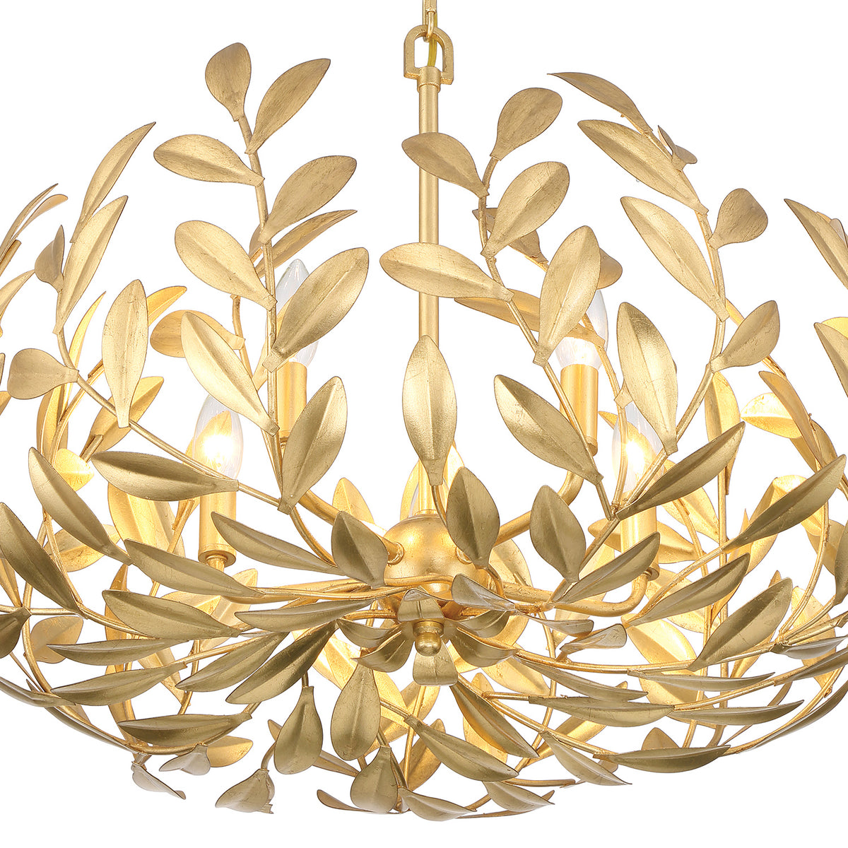 Alison Chandelier 23", Antique Gold