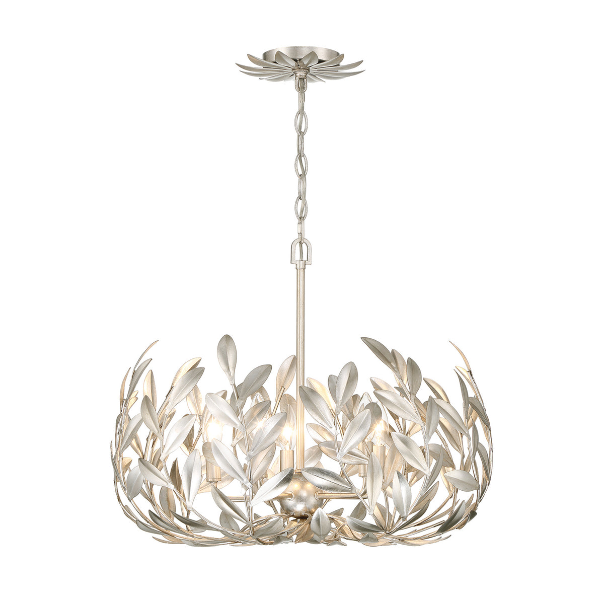 Alison Chandelier 23", Antique Silver