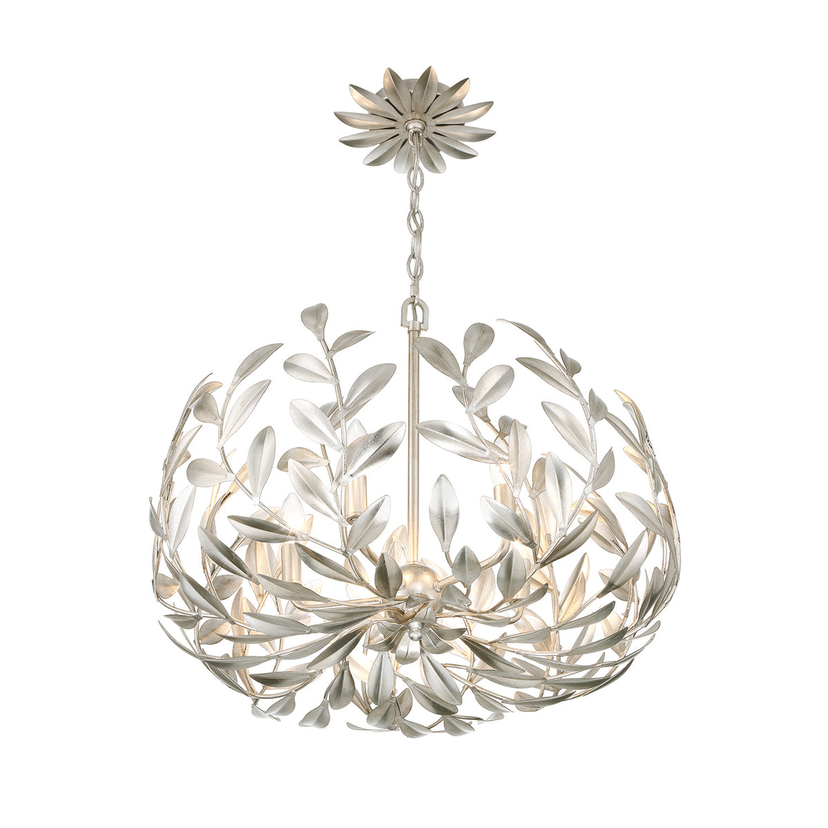 Alison Chandelier 23", Antique Silver
