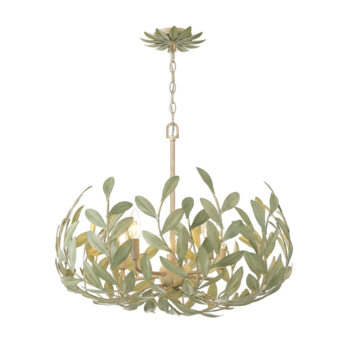 Alison Chandelier 23", Antique Sage