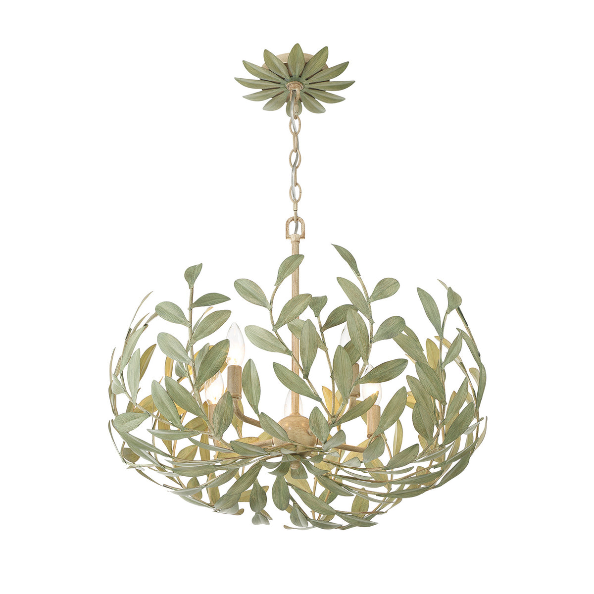 Alison Chandelier 23", Antique Sage