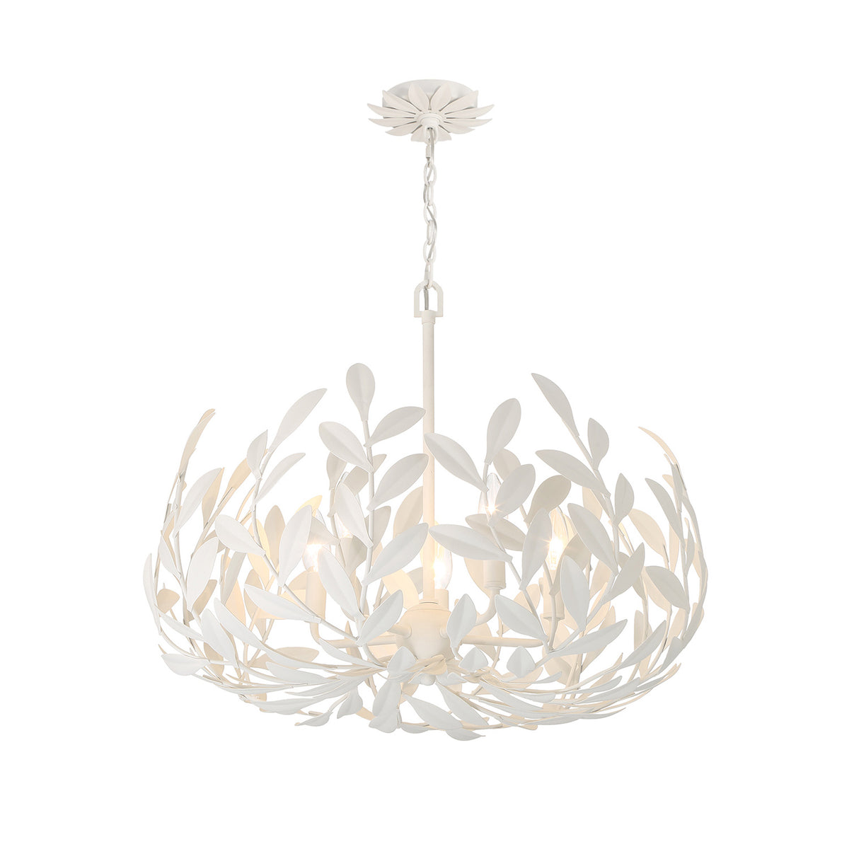 Alison Chandelier 23", Matte White