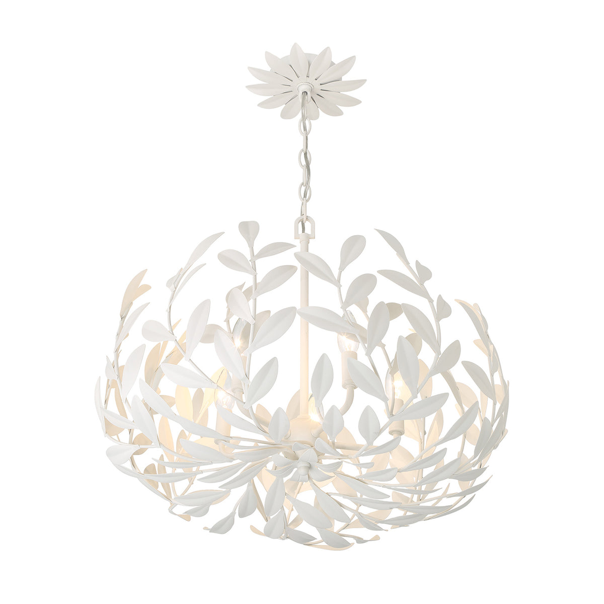Alison Chandelier 23", Matte White