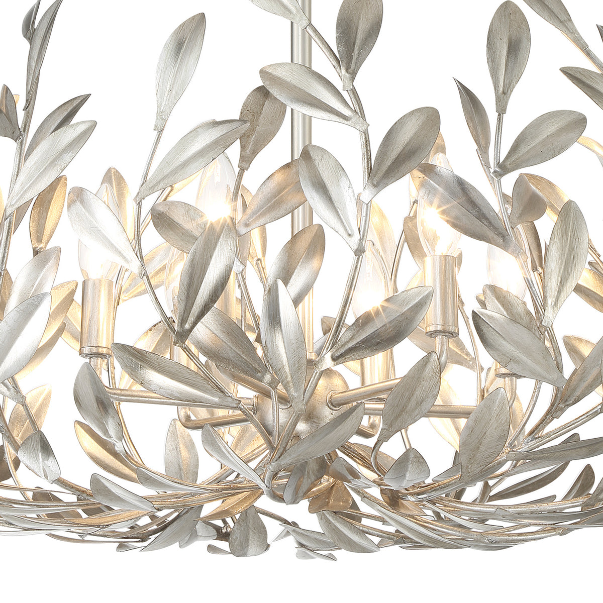 Alison Chandelier 27", Antique Silver