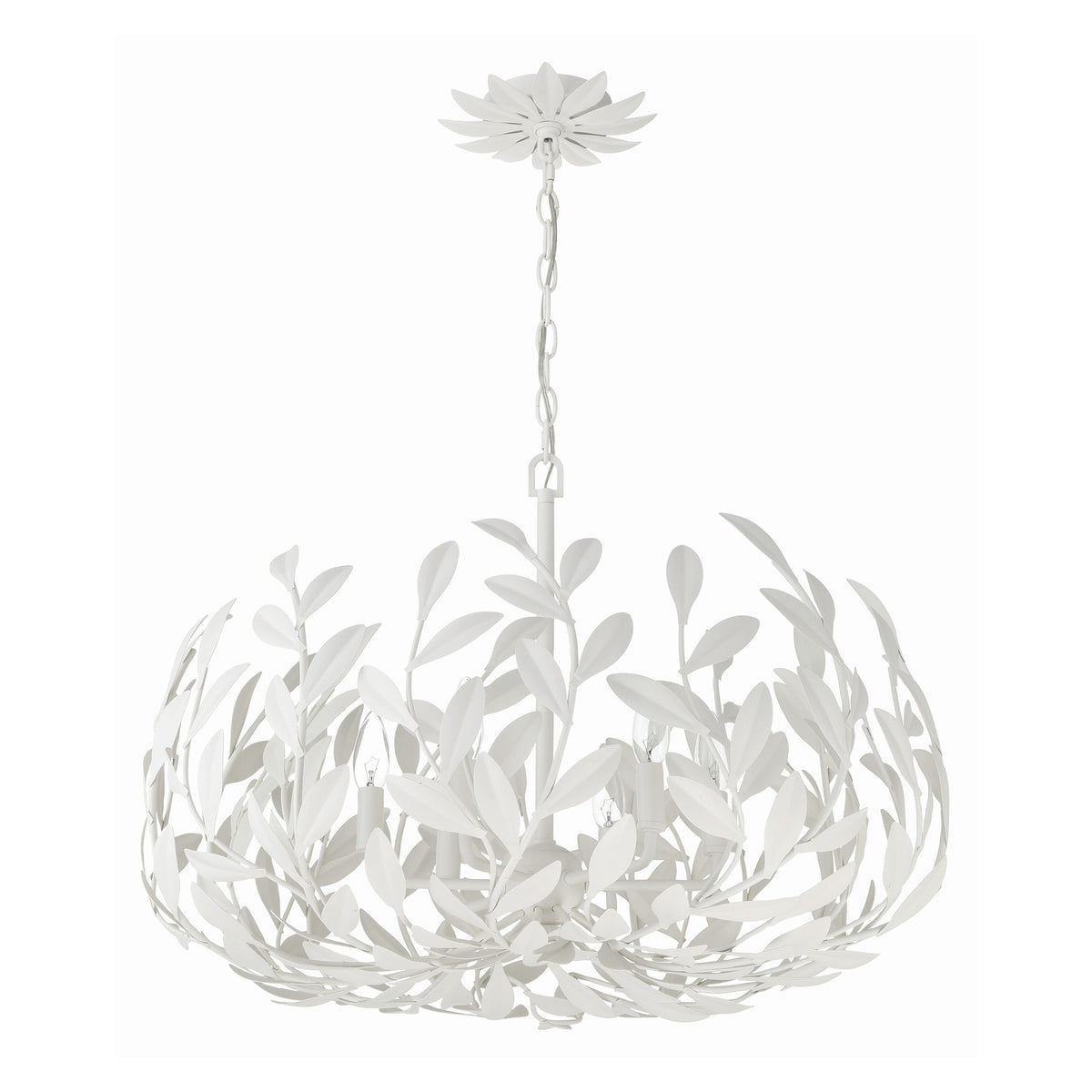 Alison Chandelier 27", Matte White