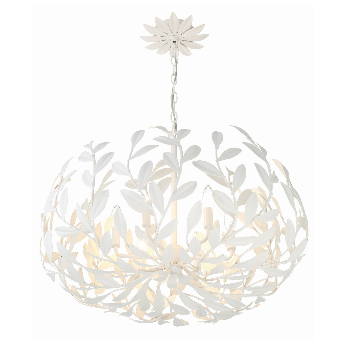 Alison Chandelier 27", Matte White