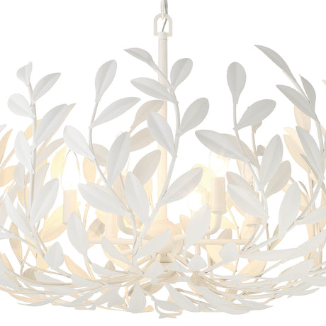 Alison Chandelier 27", Matte White