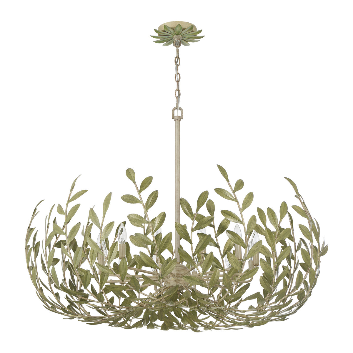 Alison Chandelier 42", Antique Sage