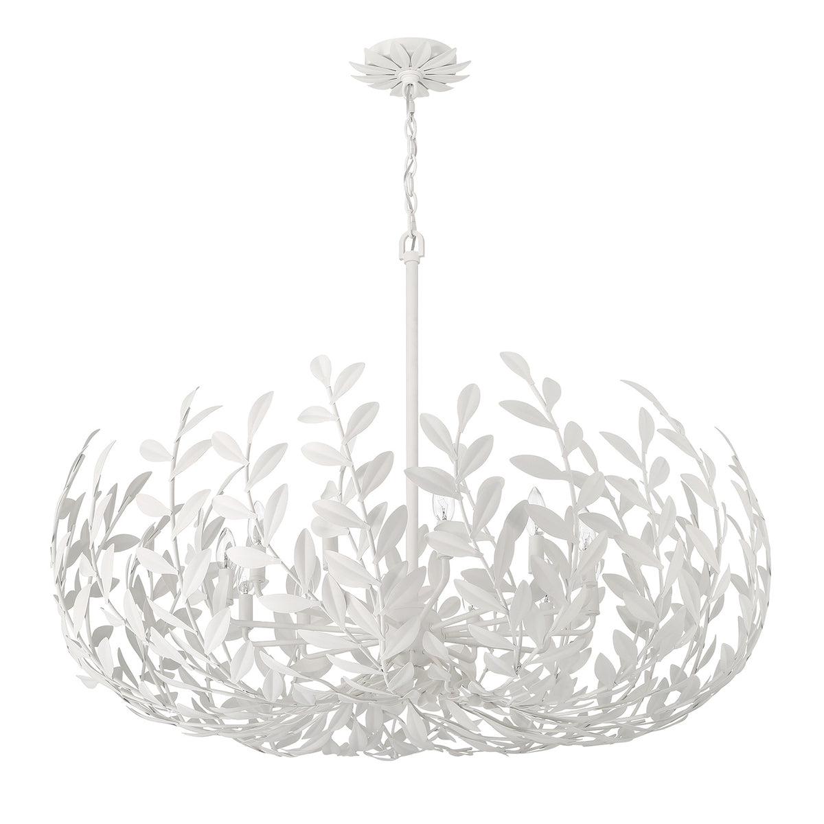 Alison Chandelier 42", Matte White