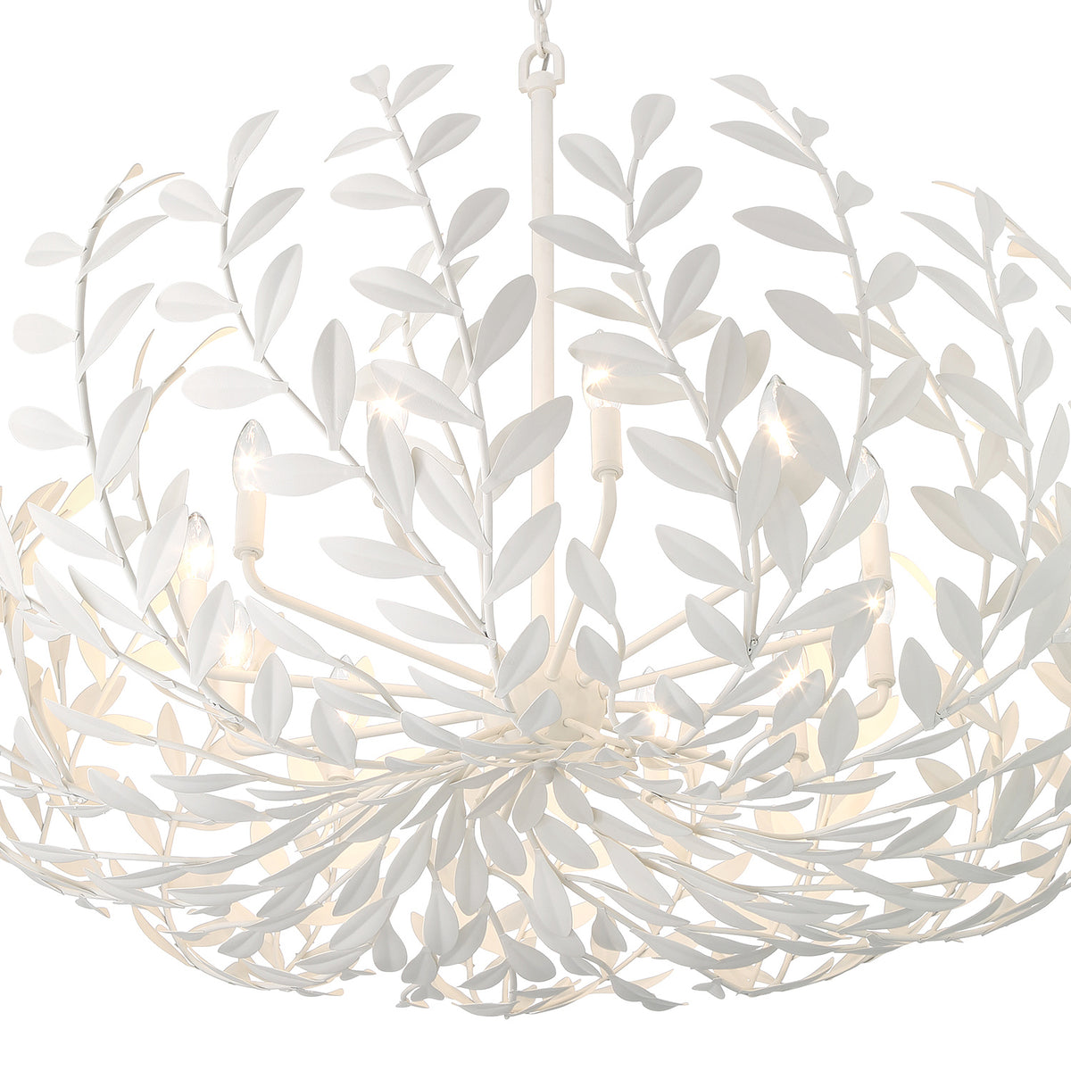 Alison Chandelier 42", Matte White