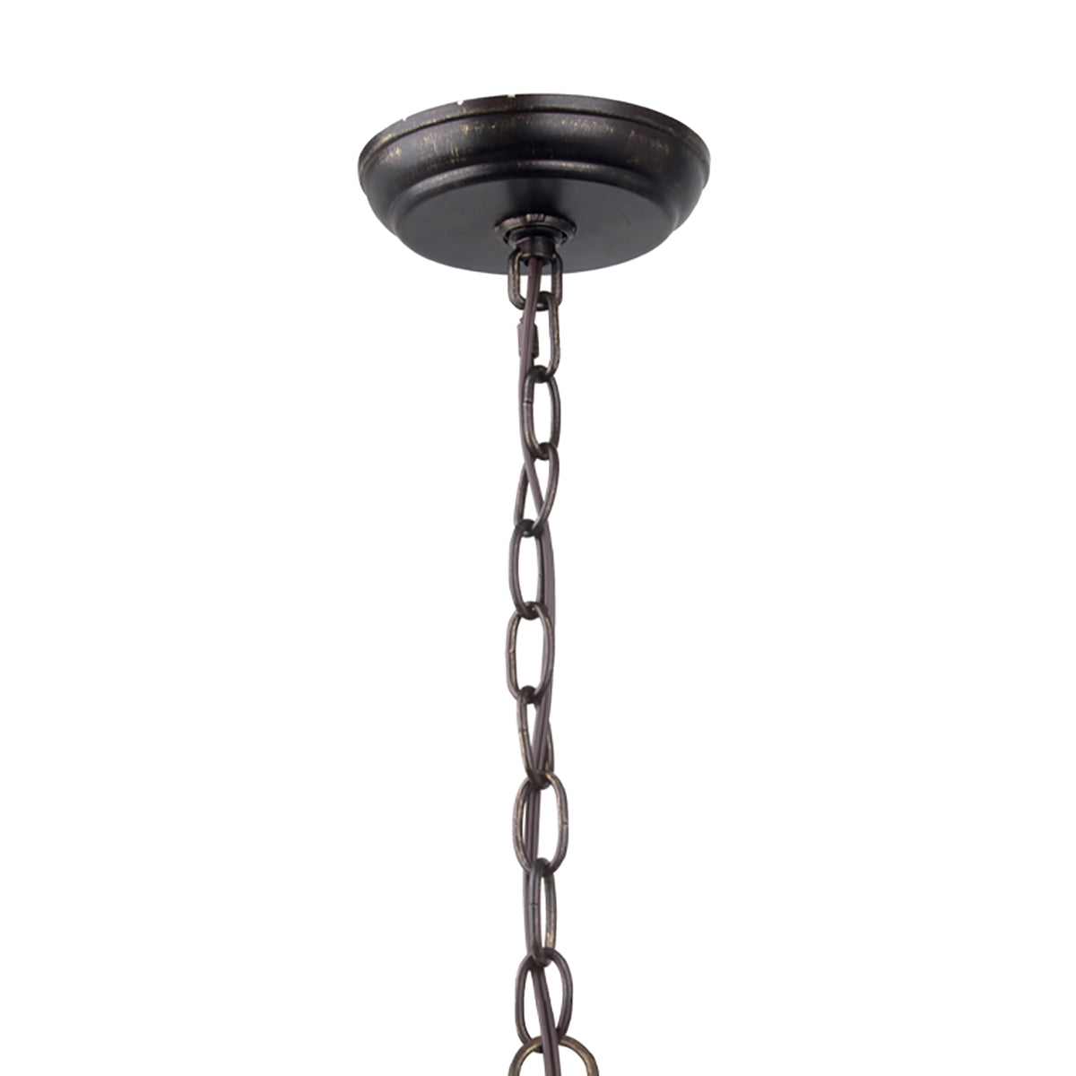 Alison Pendant 16", Antique Bronze and Antique Gold